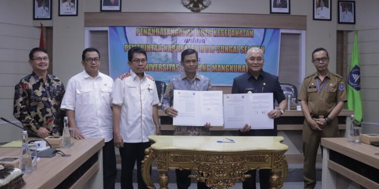 JALIN KERJASAMA DENGAN ULM, BUPATI HSS INGIN MENUNJANG PEMBANGUNAN DAERAH DI KAB. HSS