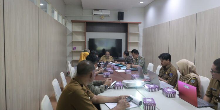 RAKOR PEMBAHASAN TINDAK LANJUT LAPORAN OTT SABER PUNGLI