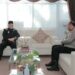 BUPATI HSS H. ACHMAD FIKRY TERIMA KUNJUNGAN WAKAPOLRES HSS YANG BARU, KOMPOL FAHMI ANSORI