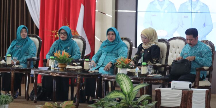 WUJUDKAN POLA ASUH ANAK YANG BAIK & BENAR, TP PKK KAB HSS TERIMA KUNJUNGAN TIM MONEV TP PKK PROV KALSEL