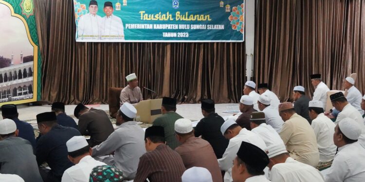 PEMKAB. HSS ISTIQOMAH GELAR TAUSIAH BAGI ASN