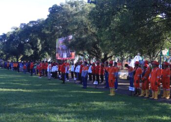 APEL SIAGA BENCANA DI KABUPATEN HSS UNTUK MENGUATKAN KERJA SAMA PENANGGULANGAN BENCANA