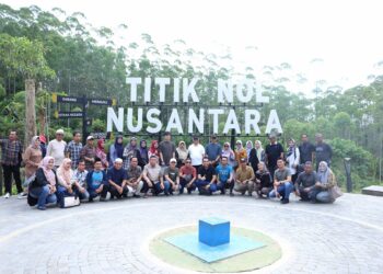 KEMBALI KE BUMI RAKAT MUFAKAT, BUPATI HSS SEMPATKAN KUNJUNGI TITIK NOL IKN NUSANTARA