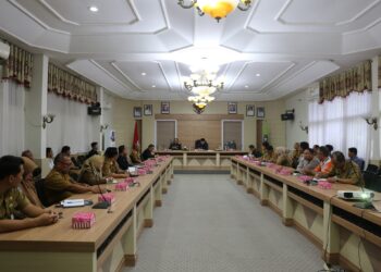 JELANG FESTIVAL LOKSADO, BUPATI HSS HADIRI EKSPOSE KEGIATAN