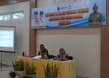 BERI MATERI DALAM RAKOOR POKJANAL POSYANDU, SEKDA HSS : MARI KITA BERDAYAKAN POSYANDU !