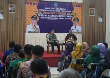 WAKIL BUPATI HSS LAKUKAN RAMAH TAMAH DAN AUDIENSI PEMBANGUNAN BERSAMA PEJABAT ADMINISTRATOR