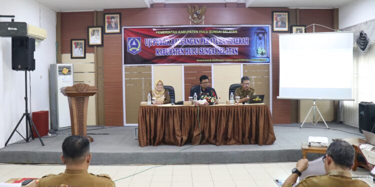 PEMKAB HSS GELAR UJI PUBLIK PENYEMPURNAAN RAPERDA SPBE