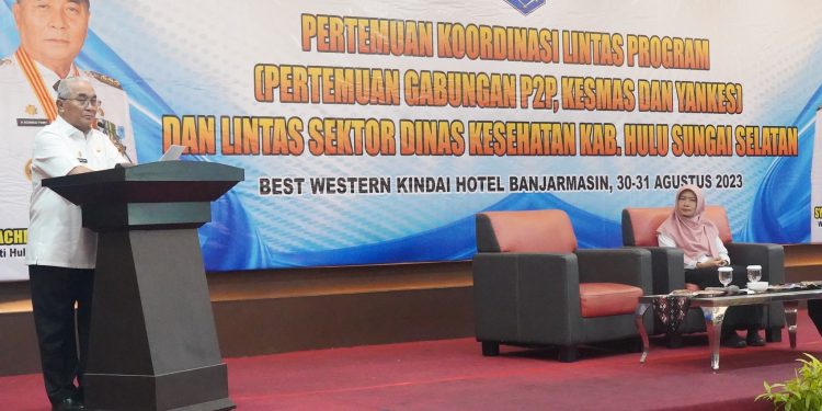 PEMKAB HSS GELAR PERTEMUAN KOORDINASI LINTAS PROGRAM DAN LINTAS SEKTOR DI BIDANG KESEHATAN