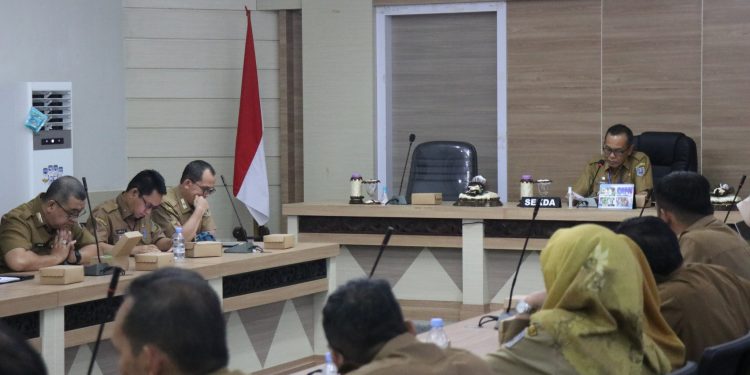 ENTRY MEETING PEMERIKSAAN AKHIR MASA JABATAN BUPATI HSS