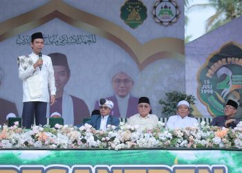 BUPATI HSS DAN WAKIL BUPATI HSS HADIRI TABLIGH AKBAR DI PONPES MINHAJUL ABIDIN