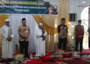 SAFARI MAULID PEMKAB HULU SUNGAI SELATAN DI MASJID DARUL KHALIQ