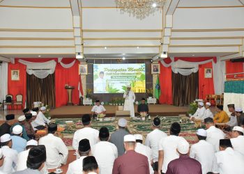 SECARA RESMI UNTUK PERTAMA KALINYA PJ. BUPATI HSS IKUTI PERINGATAN MAULIDIRRASUL DI PENDOPO