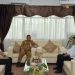 PJ BUPATI TERIMA TAMU DARI KEPALA BPN KAB HSS