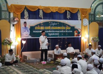 SAFARI MAULID NABI MUHAMMAD SAW , PJ. BUPATI HSS INGATKAN PENTINGNYA MENELADANI SIFAT MULIA NABI MUHAMMAD SAW