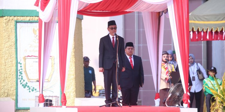 BANGKITKAN SEMANGAT KOLABORASI, PEMKAB HSS GELAR UPACARA PERINGATAN HARI SUMPAH PEMUDA