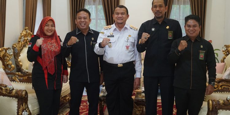 PERERAT KERJASAMA, PJ BUPATI HSS TERIMA SILATURAHMI KEPALA PENGADILAN AGAMA NAGARA