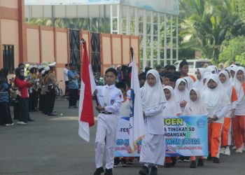 ASAH BIBIT-BIBIT ATLET, FESTIVAL OLAHRAGA TINGKAT SD SE-KECAMATAN KANDANGAN DIGELAR