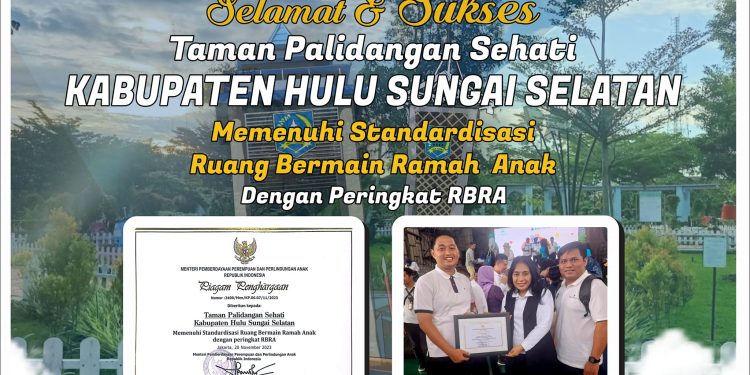 ALHAMDULILLAH SELAMAT & SUKSES TAMAN PALIDANGAN SEHATI KABUPATEN HULU SUNGAI SELATAN