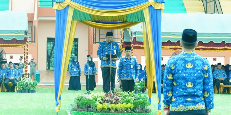 PEMKAB HSS PERINGATI HUT KE-52 KORPRI DENGAN TEMA “KORPRIKAN INDONESIA”