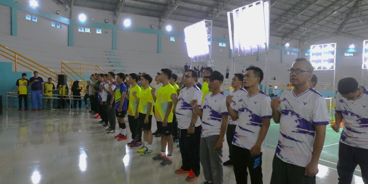 BUKA TURNAMEN BADMINTON KORPRI CUP 2023, PJ BUPATI HSS : BEROLAHRAGA, BADAN SEHAT, PRODUKTIVAS KERJA MENINGKAT