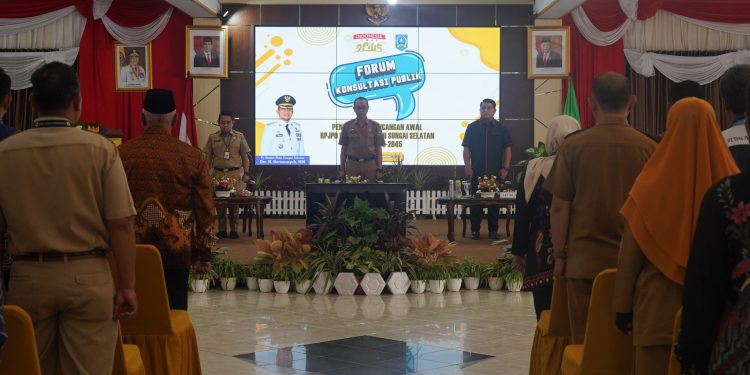 SUSUN RANCANGAN AWAL RPJPD 2025-2045, PEMKAB HSS GELAR FORUM KONSULTASI PUBLIK