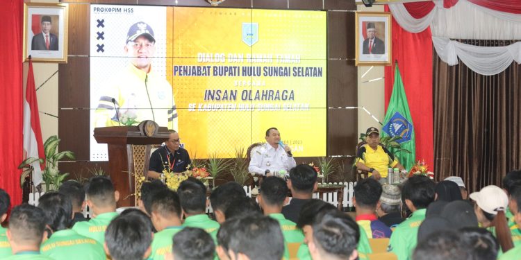 SILATURRAHMI BERSAMA RATUSAN ATLET HSS, PENJABAT BUPATI AKAN TINGKATKAN FASILITASI