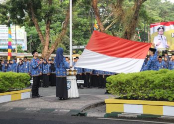 PERINGATI HARI BELA NEGARA, SEKDA PESANKAN ASN JAGA NETRALITAS DALAM PEMILU MENDATANG