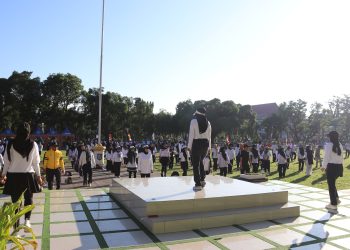 MERIAHKAN RANGKAIAN HUT DWP KE 24, DWP KAB. HSS GELAR SENAM BERSAMA