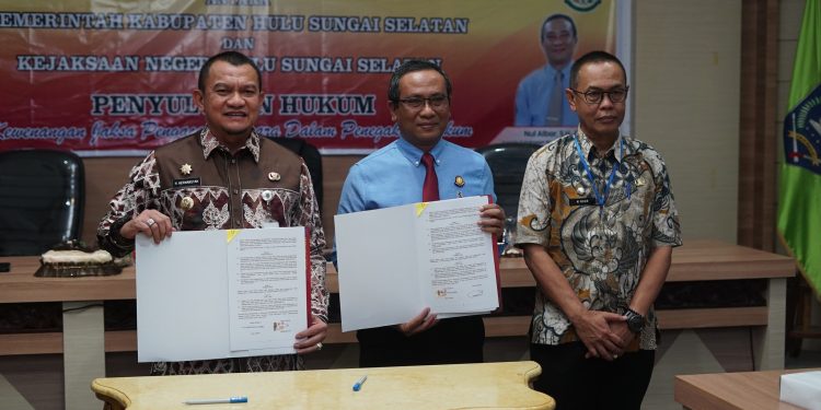 PJ. BUPATI HARAPKAN MOU DENGAN KEJARI BISA DIJADIKAN SEBAGAI SARANA DETEKSI HUKUM SEJAK DINI