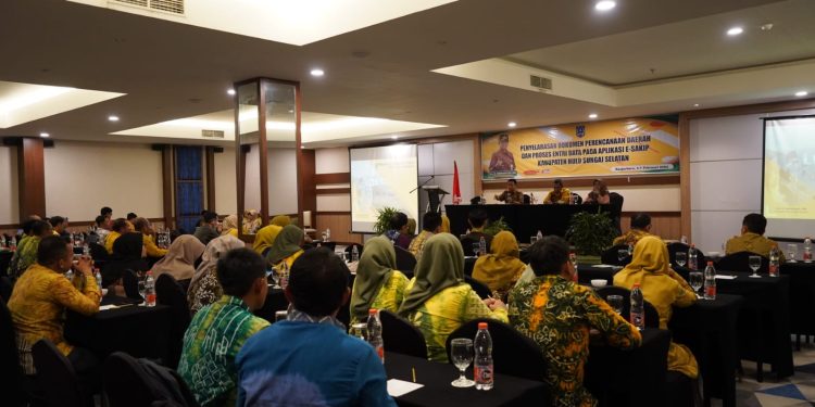 BAPPELITBANGDA HSS GELAR PENYELARASAN DOKUMEN PERENCANAAN DAERAH