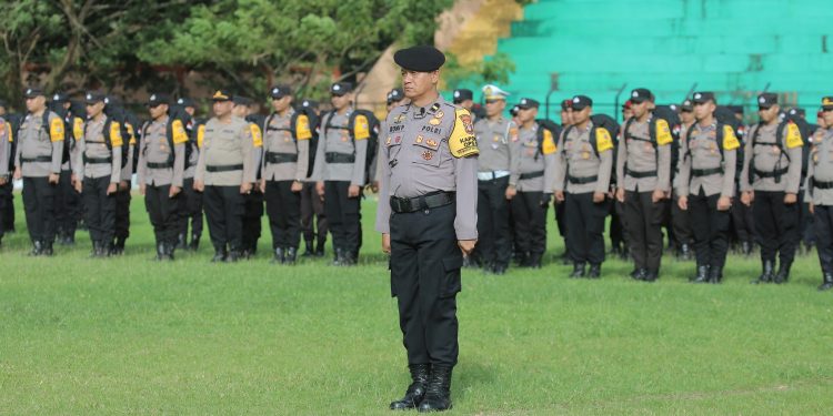 APEL PERGESERAN PASUKAN PERSONIL PENGAMANAN TPS: PASTIKAN KETENANGAN DALAM PEMILU 2024