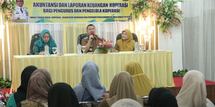 PEMKAB AKAN TERUS BERKOMITMEN DALAM PENINGKATAN DAN PERKEMBANGAN KOPERASI DI KABUPATEN HSS