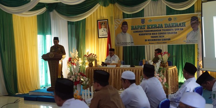 RAKERDA LPTQ KAB. HSS, BAHAS PROGRAM KERJA