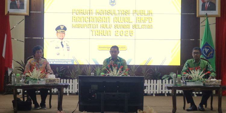 FORUM KONSULTASI PUBLIK RANCANGAN AWAL RKPD KAB. HSS TAHUN 2025