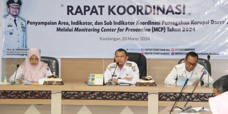 PIMPIN RAPAT MCP 2024, PJ. BUPATI HARAPKAN BISA SEGERA MELIHAT PROGRESS KERJA OPD