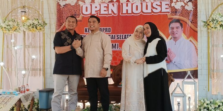 PJ BUPATI HSS HADIRI OPEN HOUSE KETUA DPRD KAB HSS