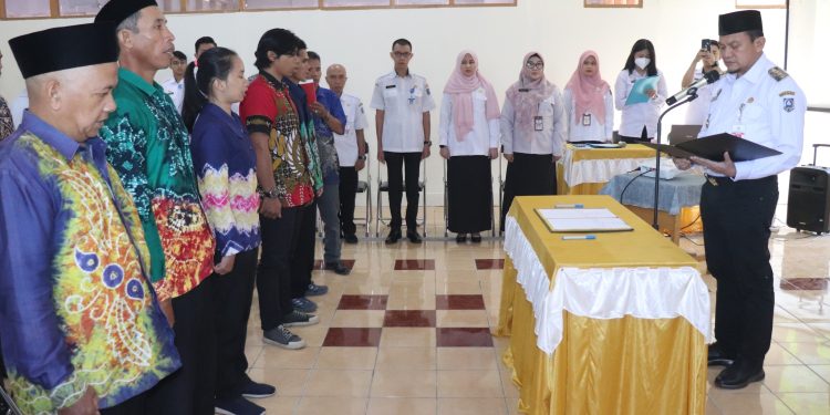 PJ. BUPATI HARAPKAN AGAR PARA ANGGOTA BPD ANTAR WAKTU BISA BERKOLABORASI DENGAN PEMDES