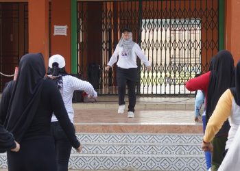 PEMERINTAH KABUPATEN HULU SUNGAI SELATAN (HSS) MENDORONG GAYA HIDUP SEHAT MELALUI KEGIATAN AEROBIK BERSAMA