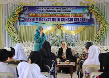 MERIAHKAN HARI PENDIDIKAN NASIONAL, PJ KETUA TP PKK KAB HSS BUKA LOMBA PROGRAM PUBLIK MUSEUM RAKYAT HSS