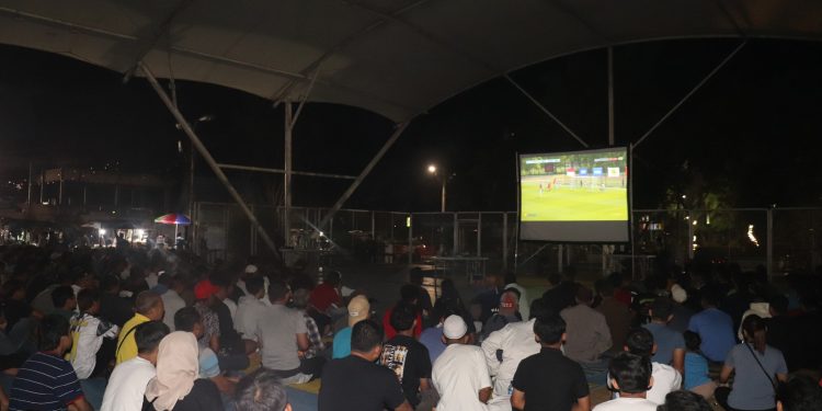 NONTON BARENG PERTANDINGAN PLAYOFF TIMNAS INDONESIA U23 VS GUINEA U23 DI HSS