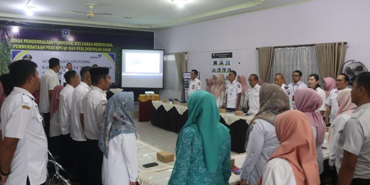 GERAKAN BERSAMA! PJ. BUPATI HSS PIMPIN DISEMINASI AUDIT STUNTING