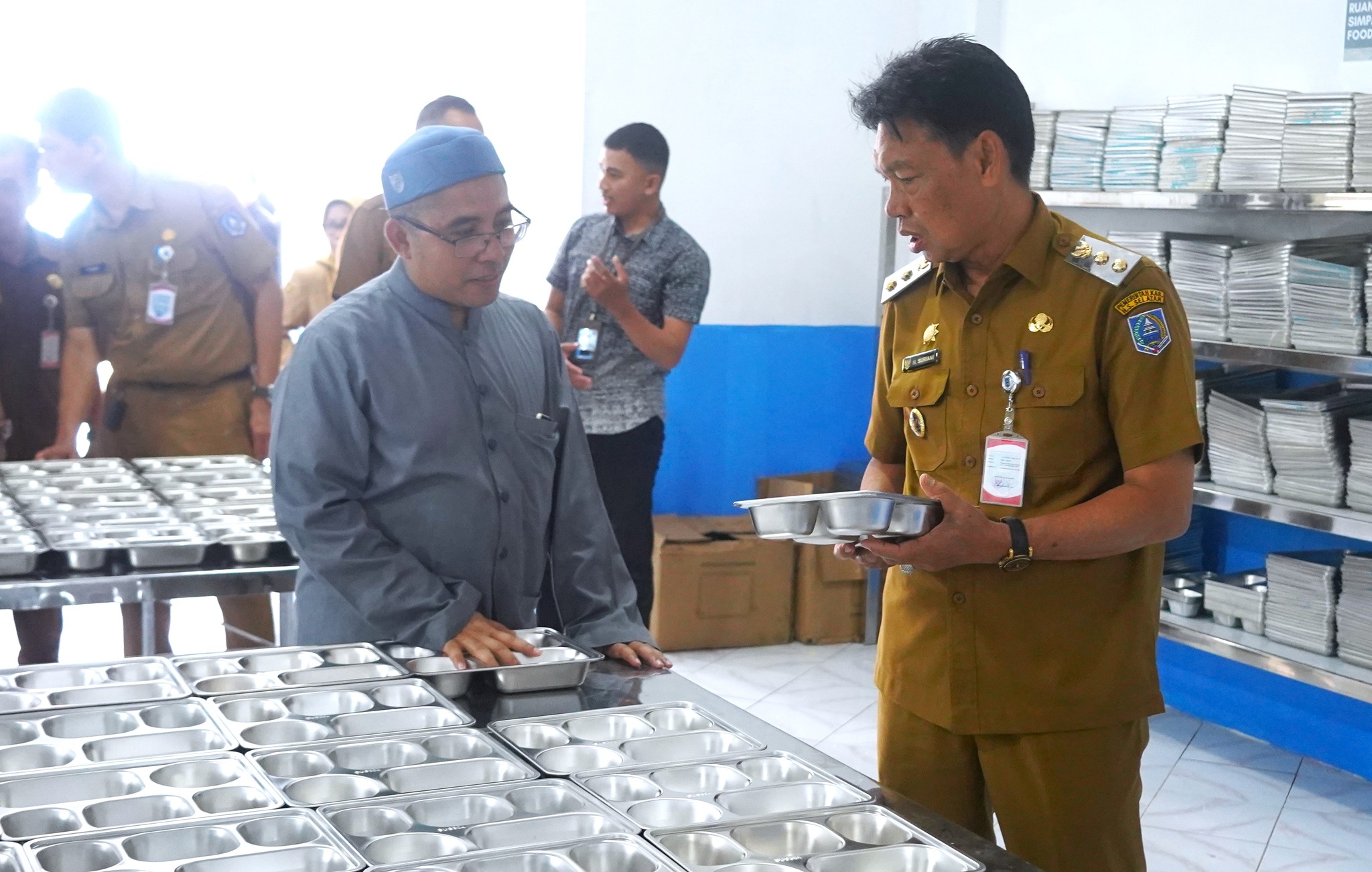 WABUP DAN SEKDA TINJAU KESIAPAN DAPUR UMUM MBG DI PONPES AL-BALADUL AMIN