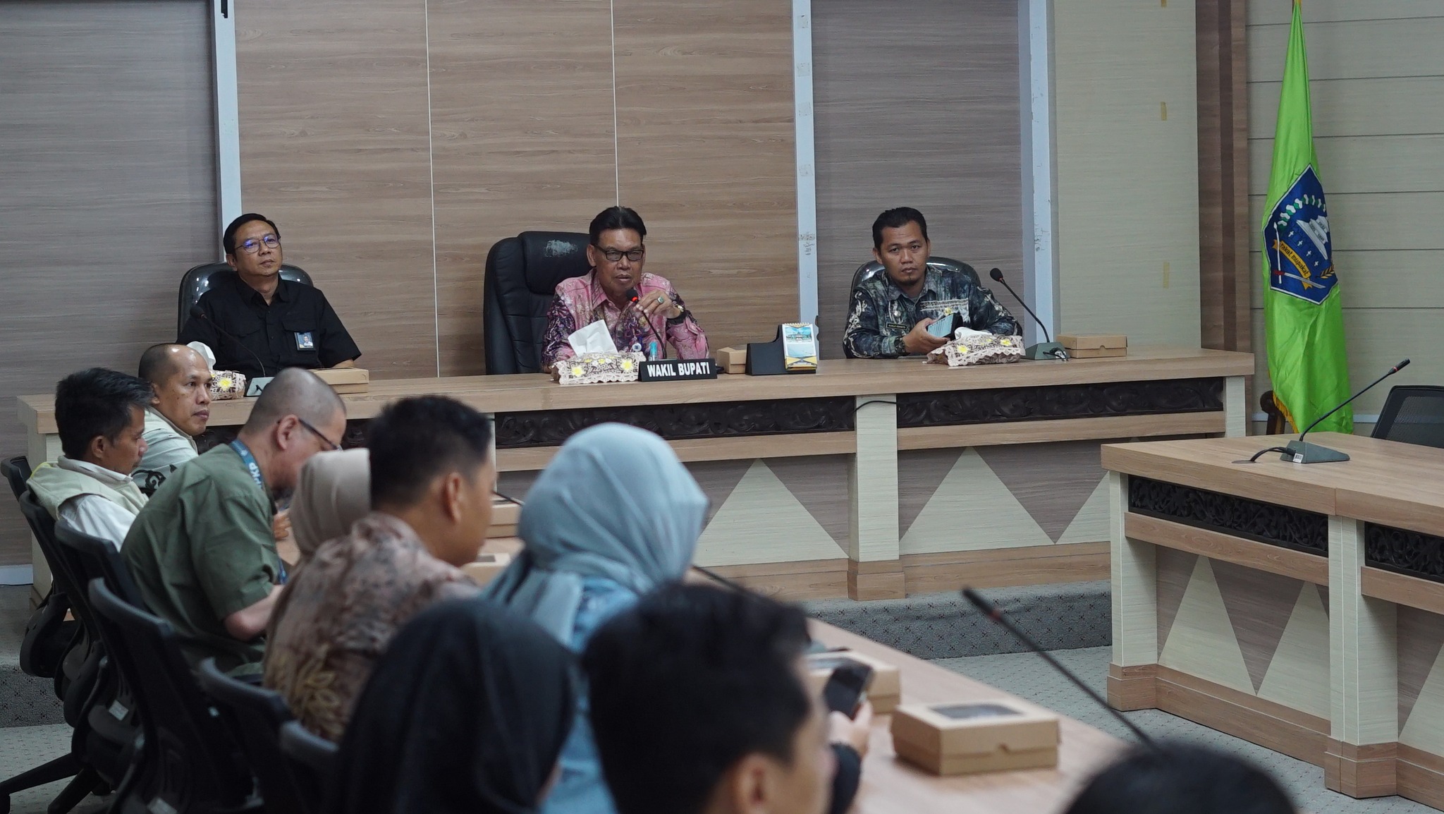 PEMKAB HSS BAHAS RENCANA PEMBANGUNAN RUMAH INTI TUMBUH KONVESIONAL