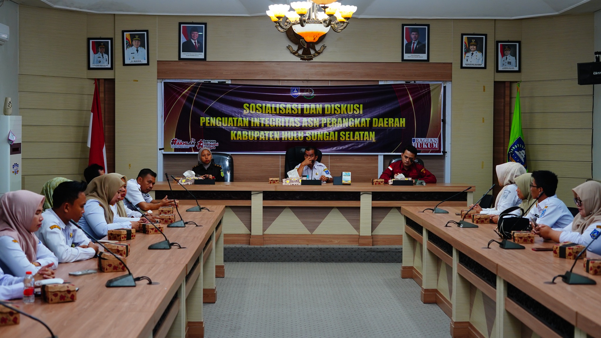 TEGUHKAN KOMITMEN CEGAH KORUPSI, PEMKAB HSS GELAR SOSIALISASI PENGUATAN INTEGRITAS