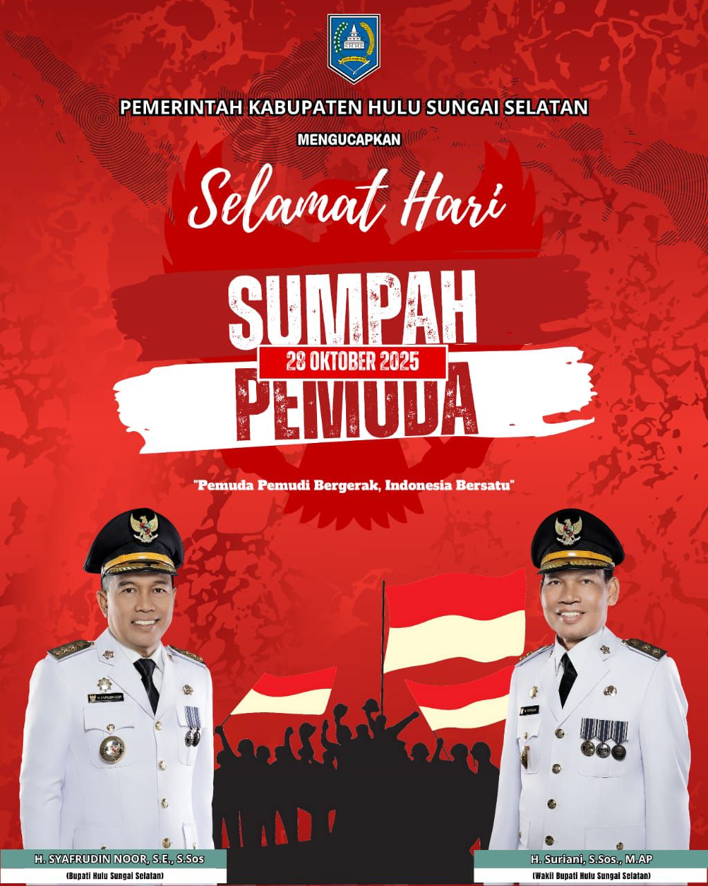 SELAMAT HARI SUMPAH PEMUDA “PEMUDA PEMUDI BERGERAK, INDONESIA BERSATU”