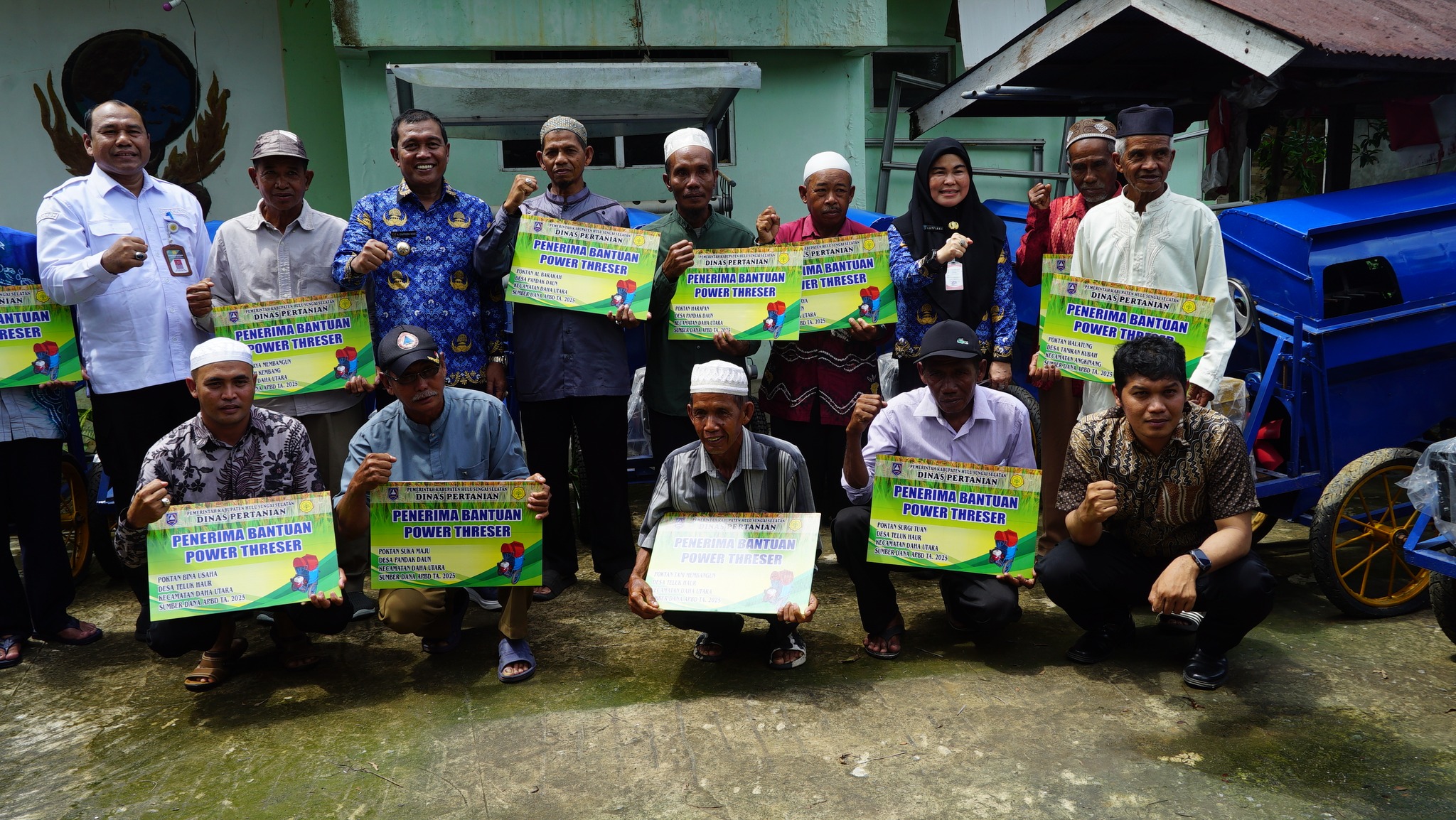 DORONG KETAHANAN PANGAN, PEMKAB HULU SUNGAI SELATAN DISTRIBUSIKAN BANTUAN ALSINTAN
