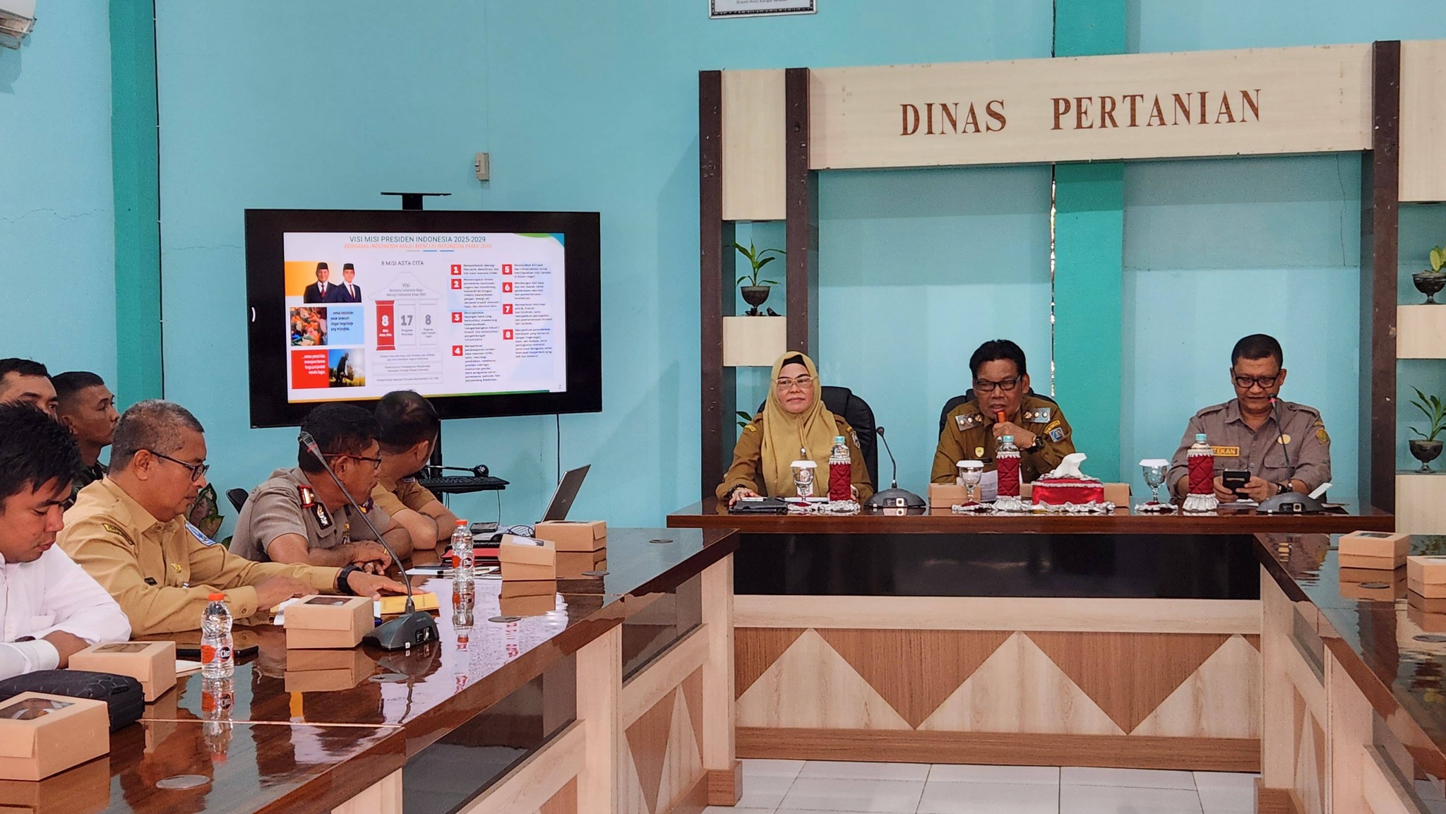 PEMKAB HSS PERKUAT SINERGI CETAK SAWAH DAN BRIGADE PANGAN DUKUNG SWASEMBADA PANGAN NASIONAL