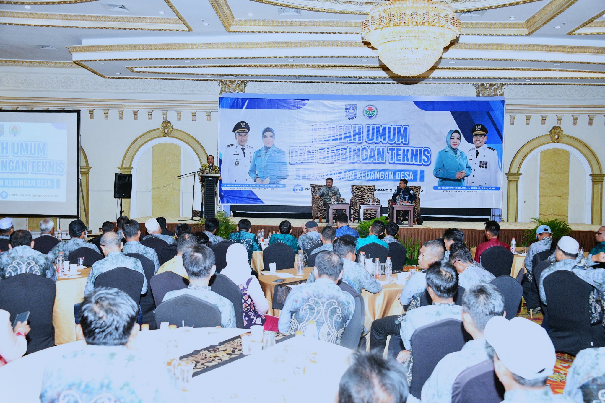 BUPATI HSS BUKA KULIAH UMUM DAN BIMTEK PENGELOLAAN KEUANGAN DAERAH