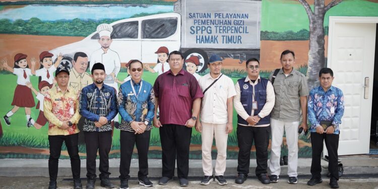 SEKDA HSS DAMPINGI TIM KPKNL TINJAU DAPUR MBG TERPENCIL DI HAMAK TIMUR