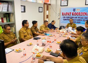 SEKDA HSS PIMPIN RAPAT KOORDINASI TPID, BAHAS STRATEGI DAN INOVASI PENGENDALIAN INFLASI